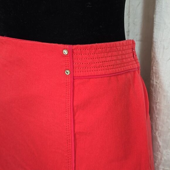 White House Black Market Red Pencil Skirt - Picture 8 of 15